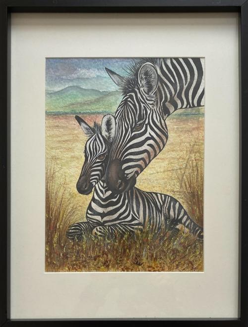 Zebra with Young